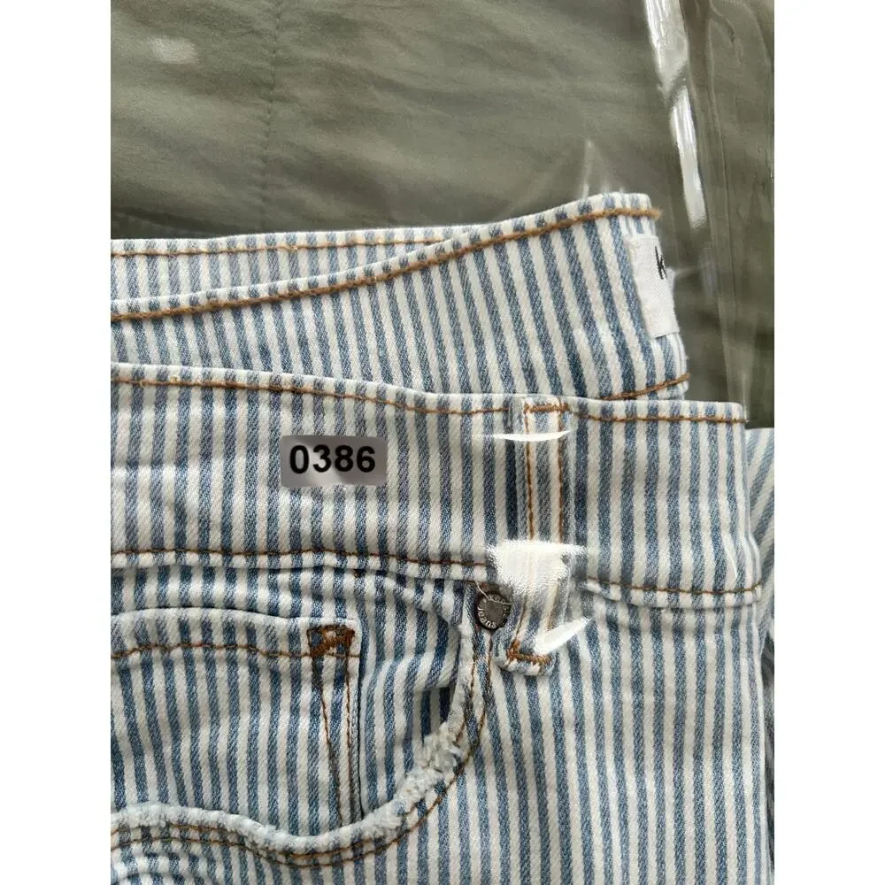 Nautical Cropped Striped Pants by Kensie Classic Stretch Women's Size 2 NWOT - Picture 10 of 10